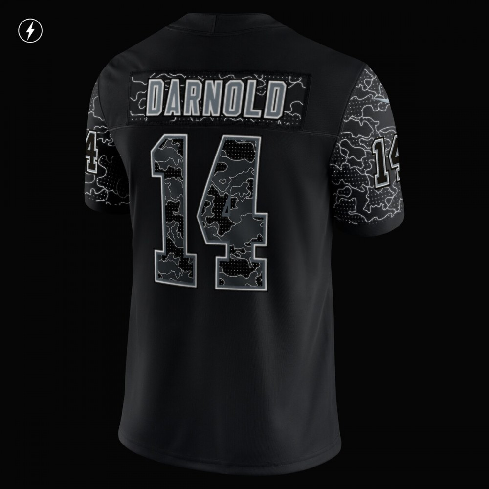 Sam Darnold Carolina Panthers Nike RFLCTV Limited Jersey - Black-GridironStore